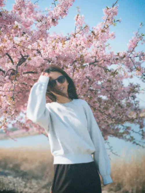 ▲田馥甄宣布將推出第6張專輯，也分享一系列生日賞櫻的美照。（圖／田馥甄 Hebe臉書）