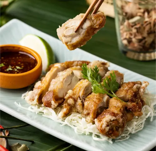 ▲帕泰家「泰式椒麻雞」298元。（圖／豆府餐飲集團提供）