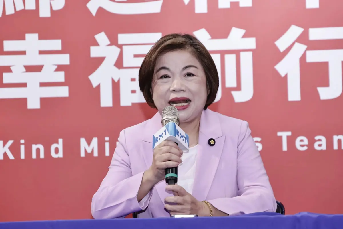 ▲國民黨台中市長類初選結果出爐，立法院副院長江啟臣打敗資深藍營立委楊瓊瓔。（圖／攝影吳翊緁攝）