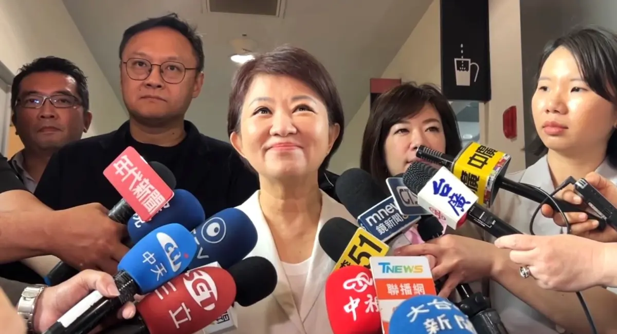 ▲盧秀燕支持鄭麗文到中國訪問，不忘強調「我們一定要與鄰國為善」。（圖／台中市政府提供，2026.03.31）