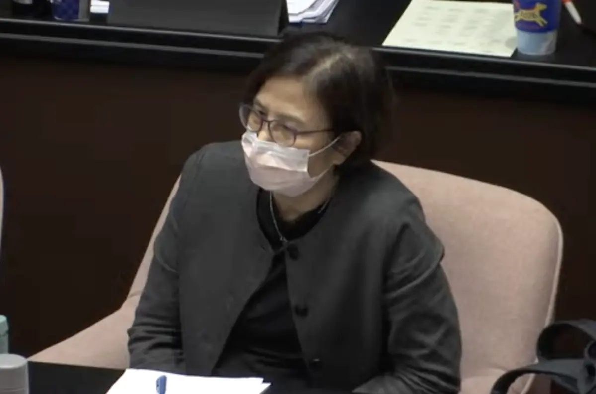 ▲經貿辦副總談判代表顏慧欣日前辭世，傳出生前遭到長官霸凌，矛頭指向行政院政務委員兼行政院經貿談判辦公室總談判代表楊珍妮。（圖／翻攝畫面）