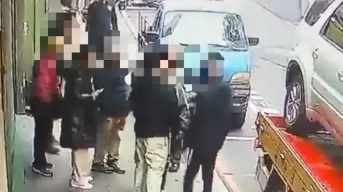 拖吊蟑螂坑殺車主！惡煞「當街包圍施壓」畫面曝　新北警再逮8人
