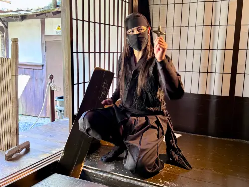 ▲伊賀流忍者博物館欣賞精彩忍者秀。（圖／記者蕭涵云攝）