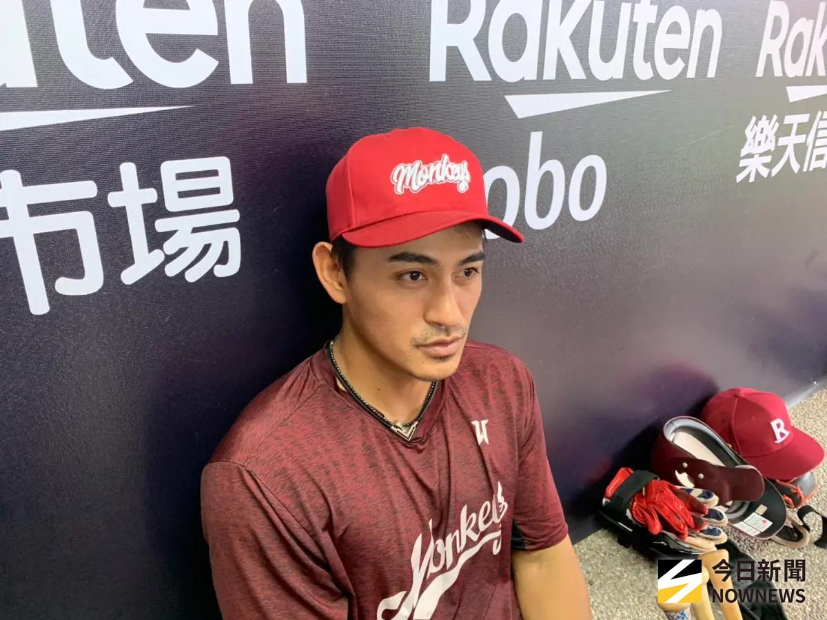 ▲樂天桃猿內野手林子偉開季移防三壘，他透露是官辦熱身賽最後一場才接到任務。（圖／記者陳柏翰攝,2026.3.31）