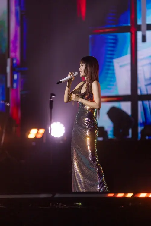 ▲彭佳慧開放歌迷點歌，她數度安可，成為「行走的點唱機」。（圖／南炬文娛）