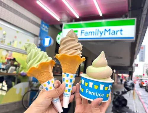 ▲全家4月17日起至4月12日前，門市購買霜淇淋，第二件只要6元優惠，相當於兩支55元。（圖／記者鍾怡婷攝）