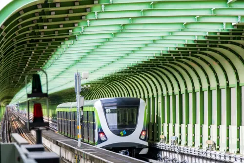 ▲鉅陞大藴未來從綠線一站距離，就能直達雙捷運交會軸。（圖／業者提供）