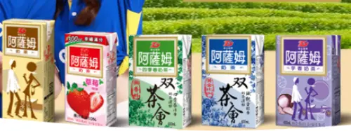▲匯竑國際旗下品牌阿薩姆奶茶多種口味為「軍中限定」，是許多當兵人的年少回憶。（圖／翻攝自匯竑國際官網）