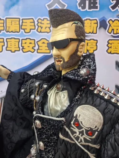 大雅警分局邀霹靂布袋戲「素還真」跨界防詐