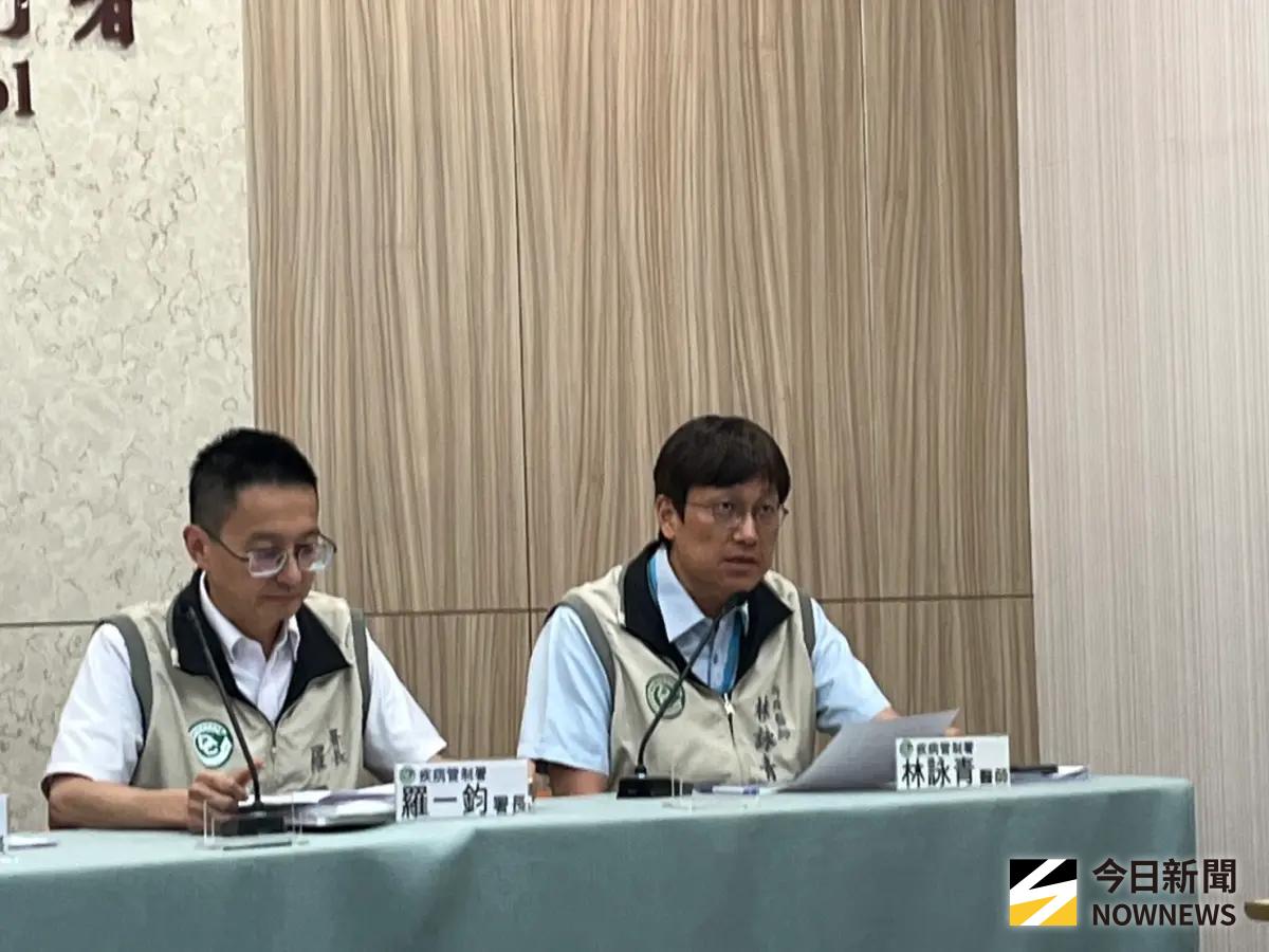 ▲疾管署防疫醫師林詠青說明國內首例本土人類感染H7亞型新型A型流感病例情況。（圖／記者張乃文攝）