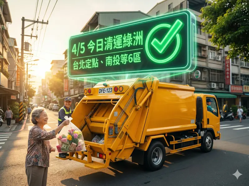 4/5清明節有垃圾車嗎？台北新北廚餘回收定點　全台剩這4區有清運
