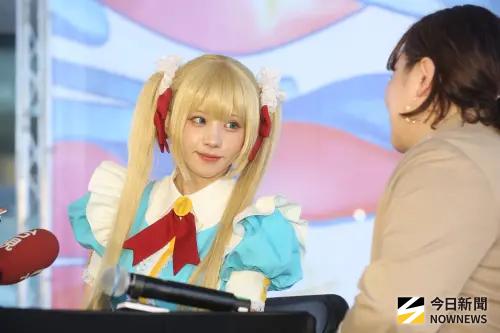 ▲Enako是《2026 A.C.F 秋葉原動漫祭in TAIPEI》的活動大使，來過台灣無數次的她，今天則是第一次參加官方活動。（圖／記者邱曾其攝）