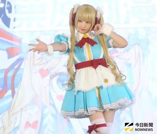 ▲《2026 A.C.F 秋葉原動漫祭in TAIPEI》，「Cosplay 女王」Enako登台獻技。（圖／記者邱曾其攝）
