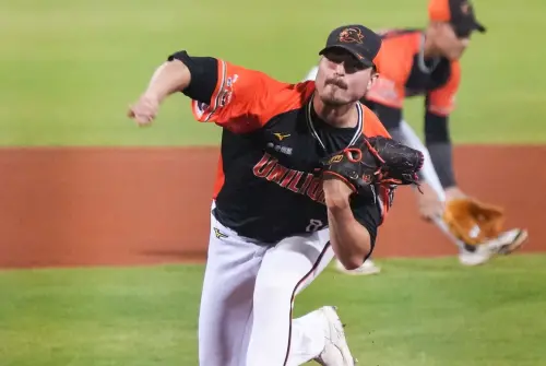 ▲統一獅新洋投喬登首戰發揮亮眼，奪下勝投。（圖／統一獅提供,2026.3.24）