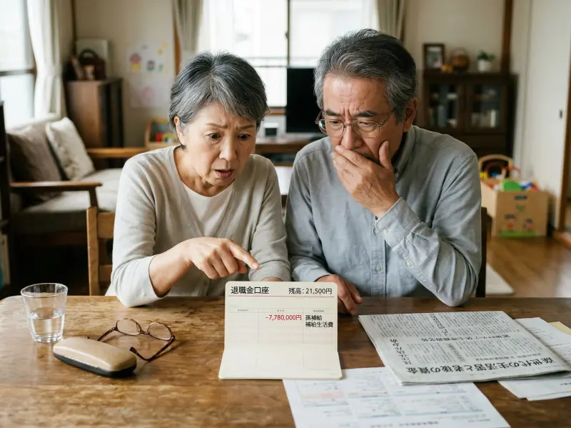 780萬退休金全噴光！6旬夫妻幫顧孫子　一看存摺「剩這點」傻眼了