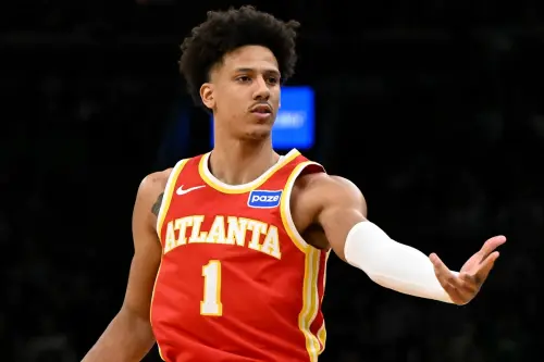 ▲強森（Jalen Johnson）逐漸成為球隊進攻核心，也讓老鷹看見新的建隊方向。（圖／取自NBA X）