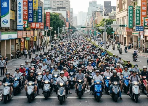 ▲台灣4月機車銷量為，60848輛，雖然比起3月的7萬1015輛倒退約15%，不過跟去年同期相比仍然有14.4%。（圖/Gemini AI/記者張嘉哲監製）