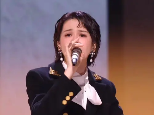 ▲曾沛慈（如圖）選擇實力堅強的中國女星淡淡，最後以483分打敗對手。（圖／翻攝微博）