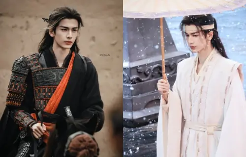 ▲張凌赫拍攝《歸鸞》的路透照，近日在微博瘋傳。（圖／微博@WildBluebell·張凌赫、微博@MAMORU·張凌赫）