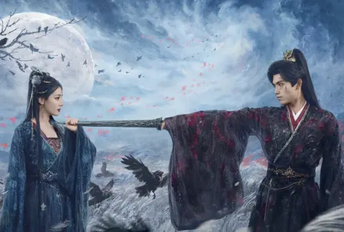 ▲迪麗熱巴（左）與陳飛宇（右）在《白日提燈》的搭配被認為不成功，影響到戲本身的成績。（圖／摘自白日提燈官方微博）