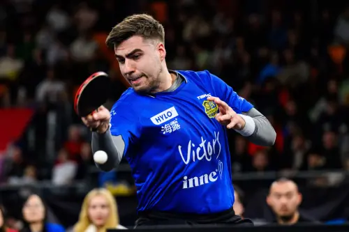 ▲斯洛維尼亞名將達科·約基奇（Darko Jorgic）慘遭逆轉，無緣四強。（圖／美聯社／達志影像）