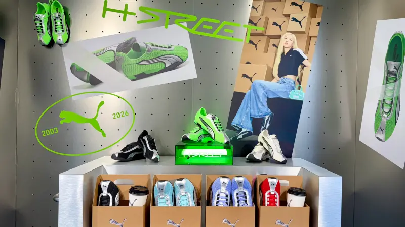 《逐玉》張凌赫同款！ROSÉ代言PUMA「潮流得來速」中山快閃店朝聖