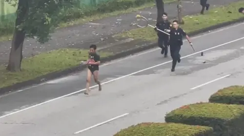 花蓮泰籍移工持刀搶劫　奪超商2根熱狗逃逸、闖理髮店揮刀共傷7人