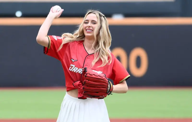 費仔親自教學有差！漢娜開出不落地「超紅中好球」　全場爆發驚呼