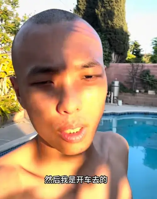 ▲丁胖子金牌講師平時的住處房間也超大、庭院甚至還有游泳池。（圖／Youtube＠丁胖子金牌講師）