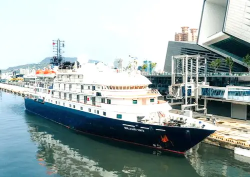 高雄港再迎國際郵輪！卡莉多郵輪公司島嶼天空號郵輪首航高雄港