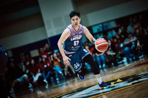 ▲對於自己今天的積極出手，曹薰襄笑說：「應該跟我媽媽有關係。（圖／雲豹球團提供）