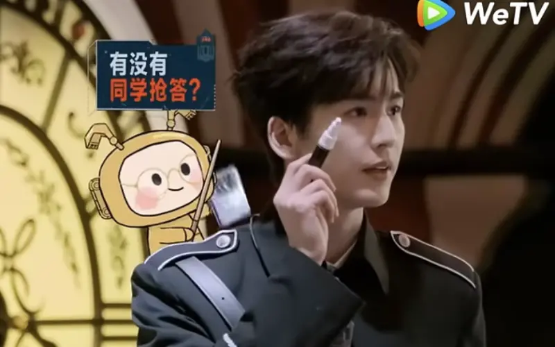 張凌赫數學有多強！用XY方程式解題目　迪麗熱巴一臉無助乖巧聽課