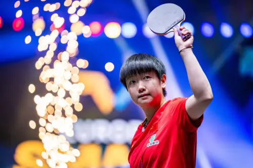 孫穎莎4：1擊敗王曼昱完成3連霸！世界盃53年來首人　奪290萬獎金