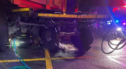 南投死亡車禍！19歲女騎士捲進聯結車底「上半身輾斃、頭部破裂」