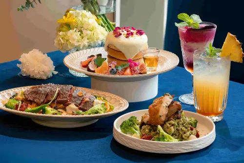 ▲英格莉莉限定新品「花園秘境熔岩鬆餅塔」。（圖／Engolili英格莉莉提供）