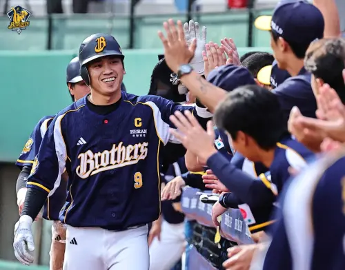 ▲中信兄弟隊長王威晨敲出3分砲，可惜未能幫助球隊贏球。（圖／中信兄弟提供）