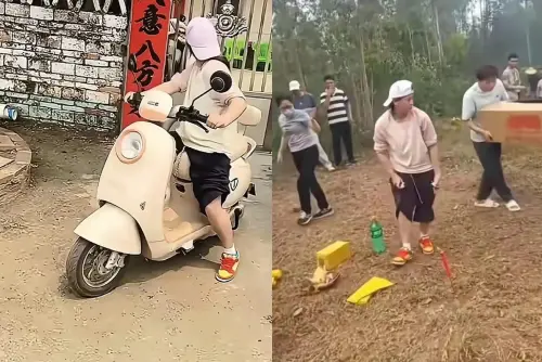 全紅嬋清明祭祖「捲褲腳」舉動被讚接地氣！回外婆家探親騎電動車