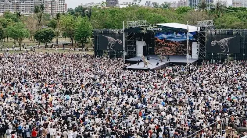 ▲「恐龍酷樂園」於4月6日在衛武營熱鬧落幕。四天活動總計累積突破100萬人次進場。（圖／高市府教育局提供）