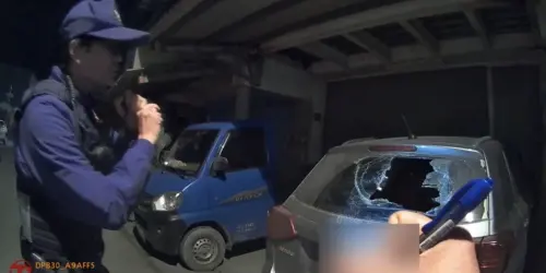 一鐵拳砸破車玻璃！花防部士官酒後砸車擺爛不到案　憲警入營逮人