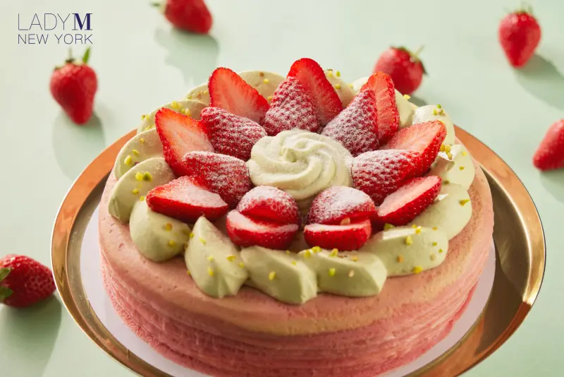 Lady M草莓開心果千層蛋糕今起預購！摩斯、亞尼克母親節蛋糕優惠