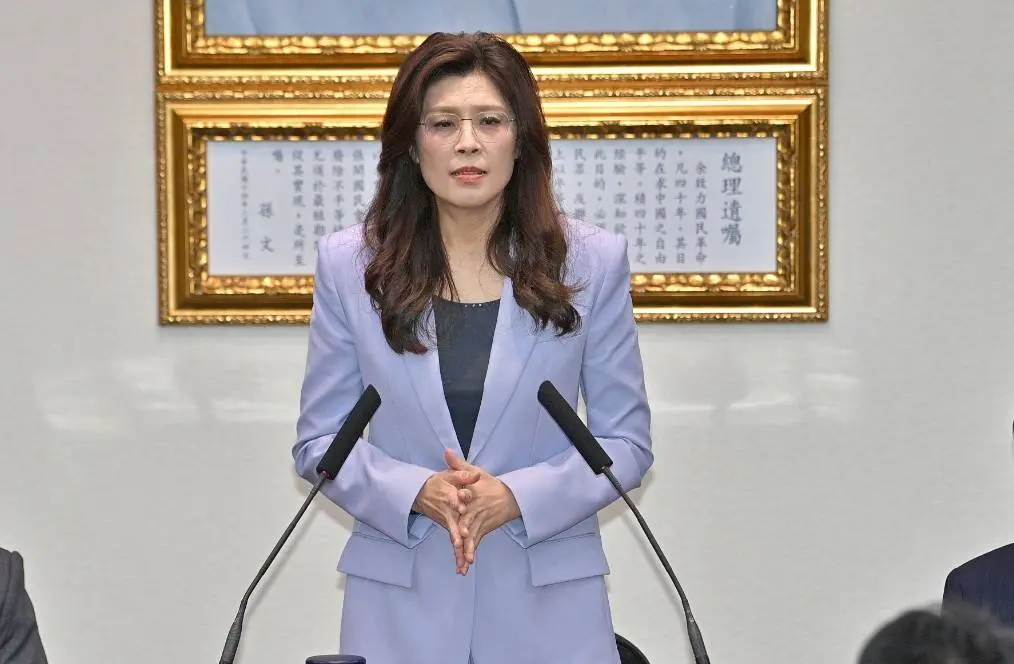 ▲鄭麗文表示，若真心愛台灣就不會希望台灣變成戰場，保住和平就是保護台灣。（圖／記者吳翊緁攝，2026.04.07）