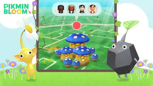 ▲《Pikmin Bloom》中，打蘑菇是非常重要的任務，5人內可免費參加，最多可擴充至20人。（圖／《Pikmin Bloom》官網）