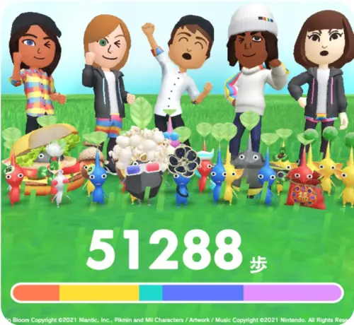 ▲《Pikmin Bloom》能夠與好友組隊參加步行或種花挑戰，各自走路，一起達標領獎勵。（圖／《Pikmin Bloom》官網）