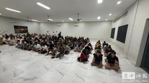 ▲柬埔寨金邊警方6日破獲大型網路詐騙中心，逮捕218名外籍人士，其中包括5名台灣人。（圖／翻攝自柬中時報）