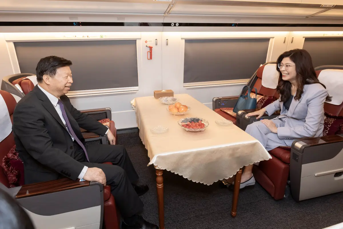 ▲國民黨主席鄭麗文今率團訪中，國台辦主任宋濤親自接任。（圖／國民黨提供）