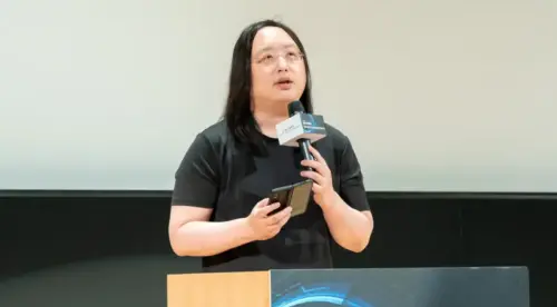 Audrey Tang talks about data and digitalization. (TCN)