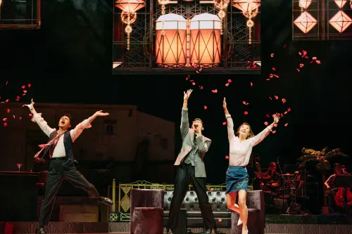 ▲《櫻子媽媽》必看亮點！層次與規模全面進化（左起）凱爾、黃鐙輝、方宥心。（圖／瘋戲樂工作室 提供）