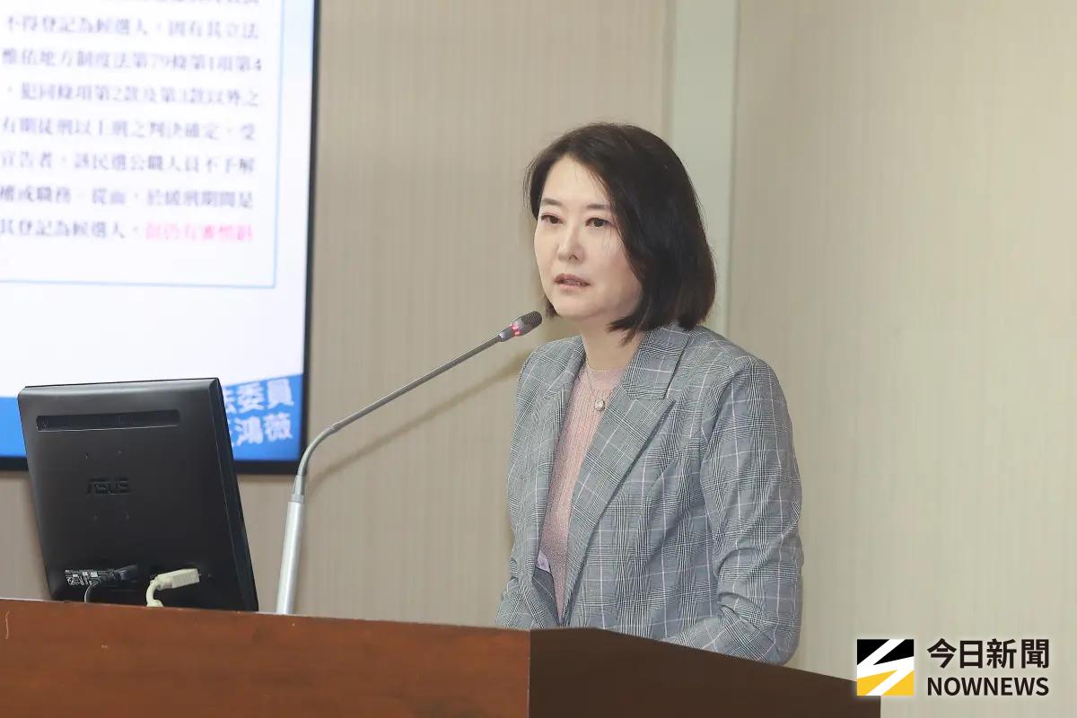 ▲綠營以鼠患議題猛打北市府，國民黨立委王鴻薇狠酸像惹人反感的大罷免。（圖／記者葉政勳攝 ）