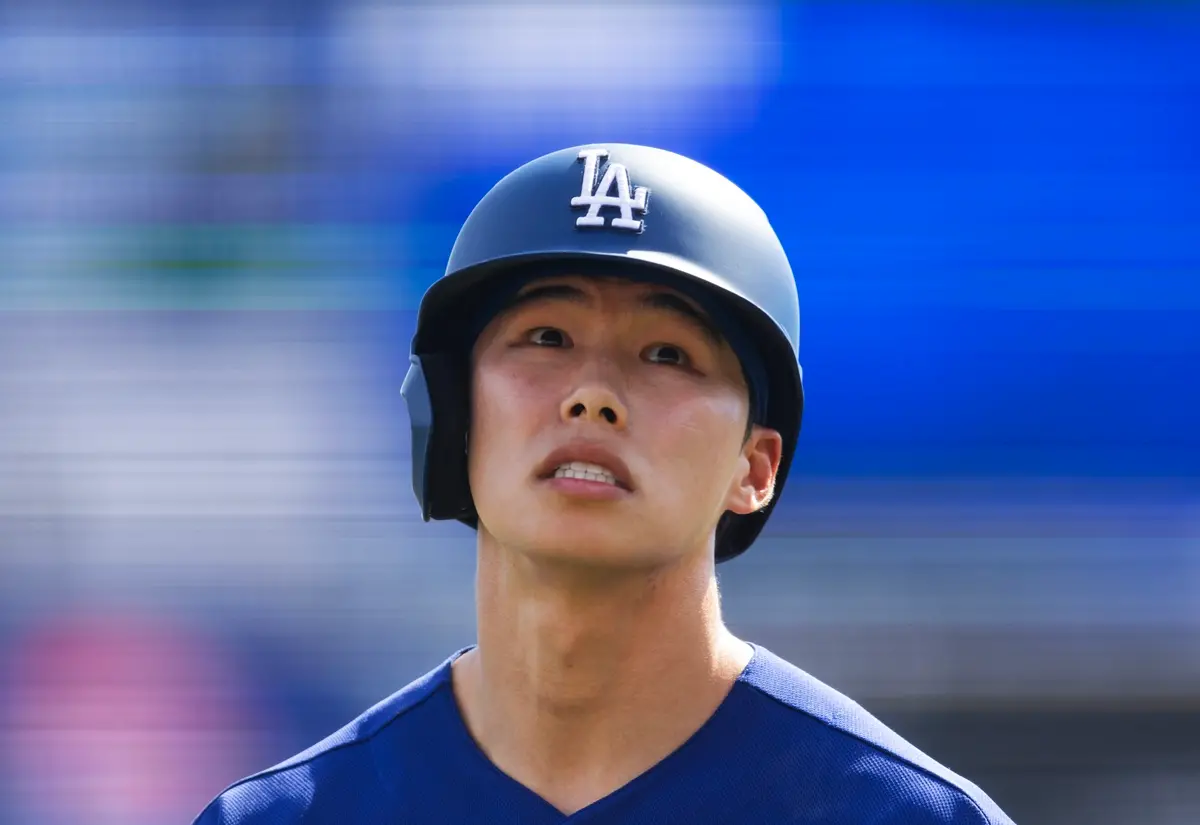 ▲洛杉磯道奇隊近期雖然面臨主力球星貝茲（Mookie Betts）進入傷兵名單的衝擊，但也意外讓開季遺珠金慧成（Hyeseong Kim）大放異彩。（圖／美聯社／達志影像）