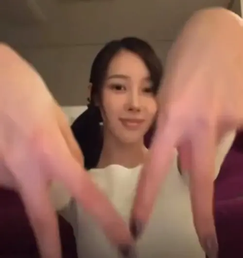 ▲aespa成員Giselle大方劇透新曲舞蹈動作。（圖／IG @aerichandesu）